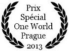 Prix Spécial au One World de Prague